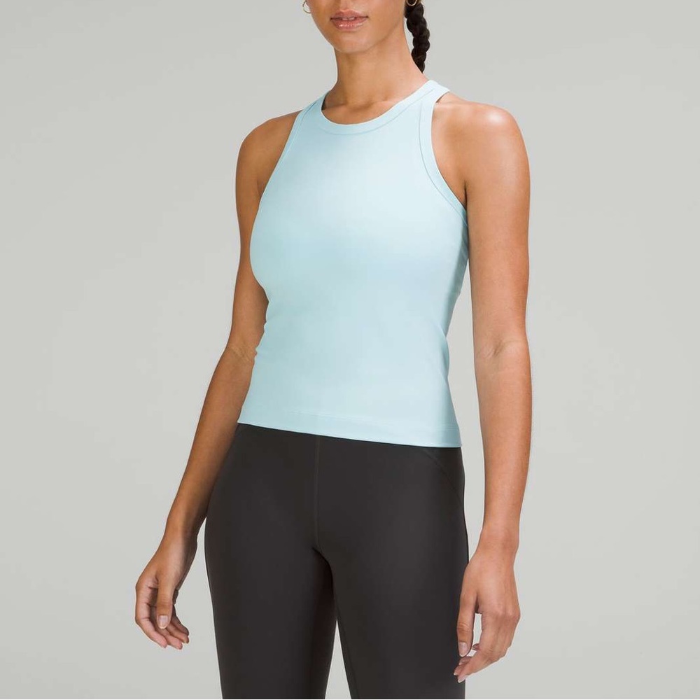 Lululemon Aligh Waist-Length Racerback in icing blue